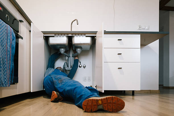 Professional Plumbing technician working in Rogers, CT